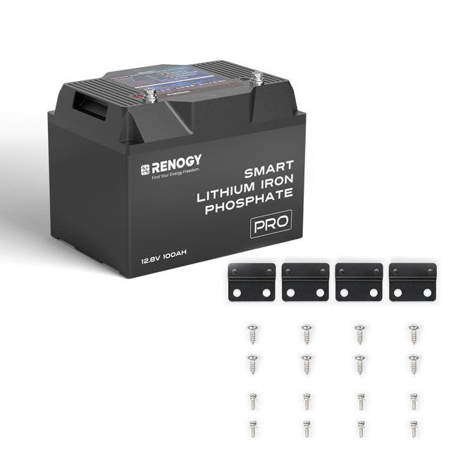Renogy 12V 100Ah Pro Smart Self-Heating Lithium Iron Phosphate Battery With Bluetooth