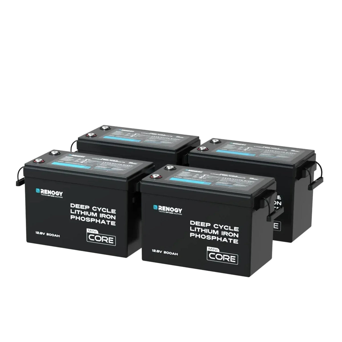 Renogy Core Mini 12.8V 200Ah LiFePO4 Battery w/ Low-Temperature Protection