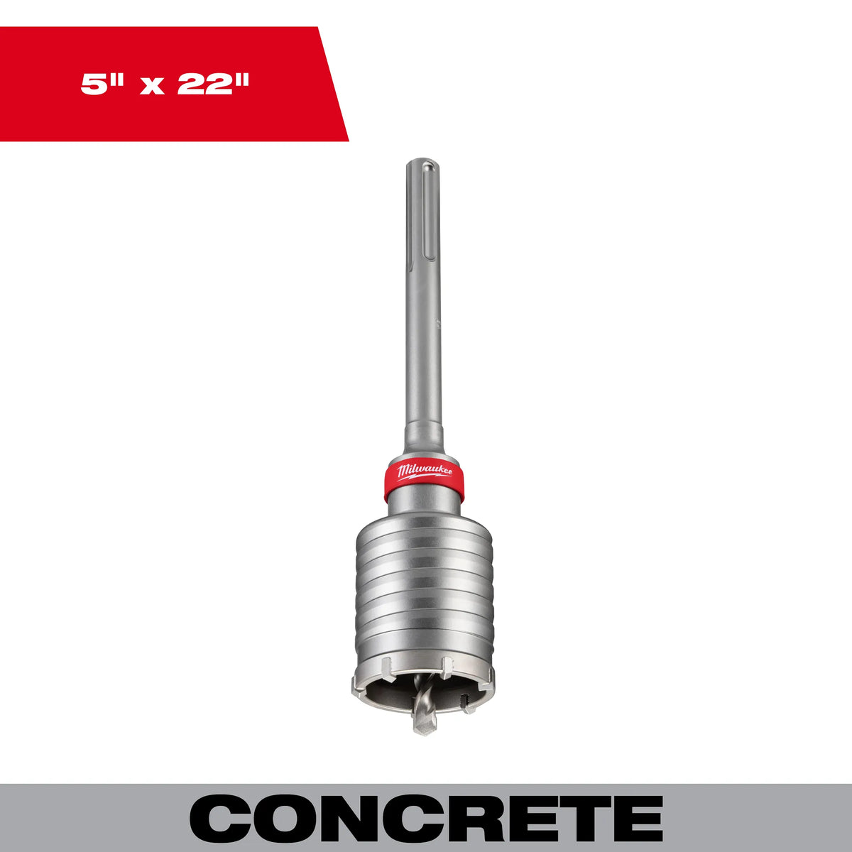 Milwaukee 48-20-5438 5" X 22" One Piece SDS-MAX Core Bit