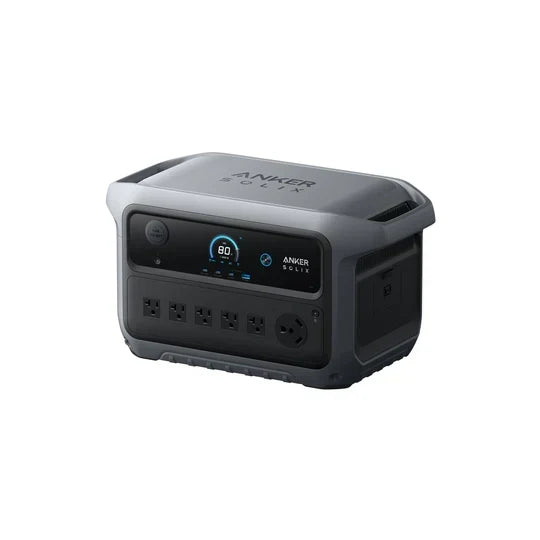 Anker B17831A6 C2000 Gen 2 Portable Power Station 2048Wh w/ Expansion Battery & 400W Solar Panel