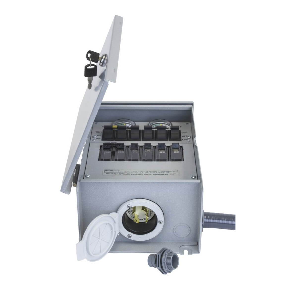 Reliance R306A 120/240-Volt 30-Amp 6-Circuit Pro/Tran Outdoor Transfer Switch
