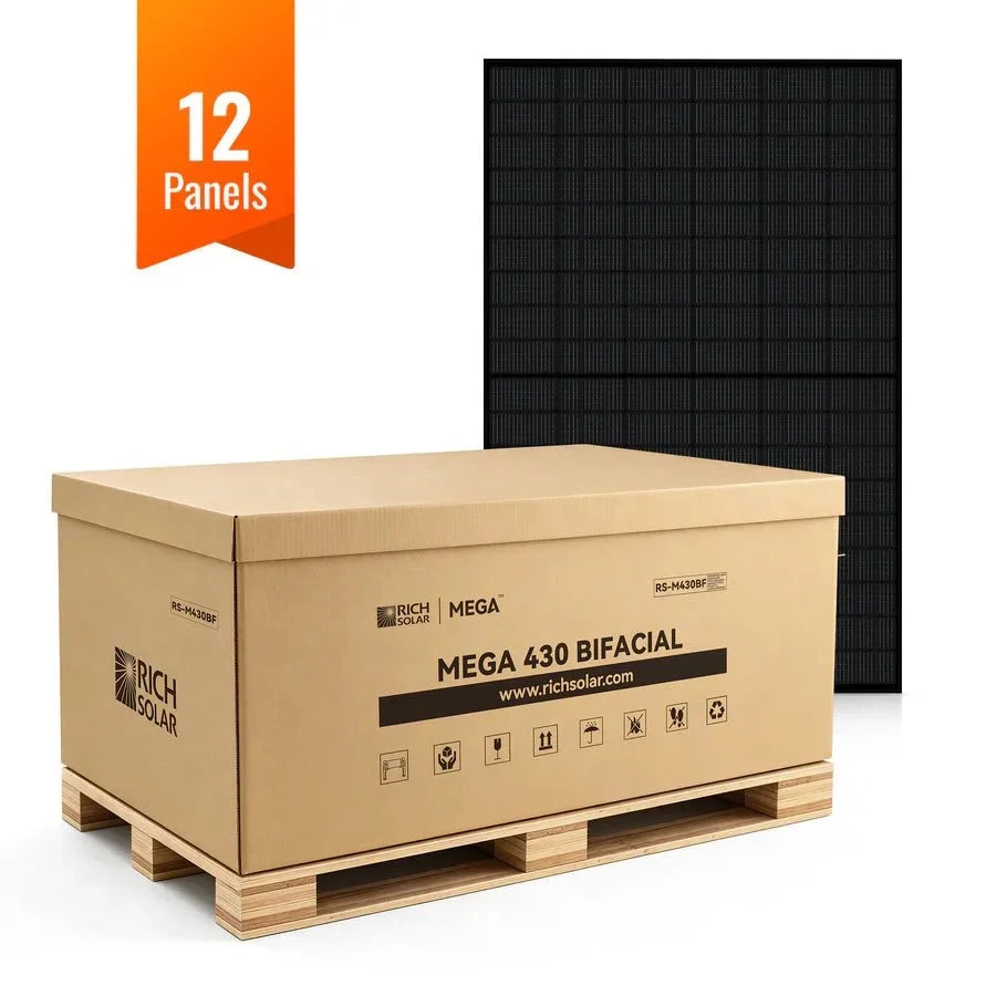 Rich Solar MEGA 430W Bifacial N-Type Solar Panel