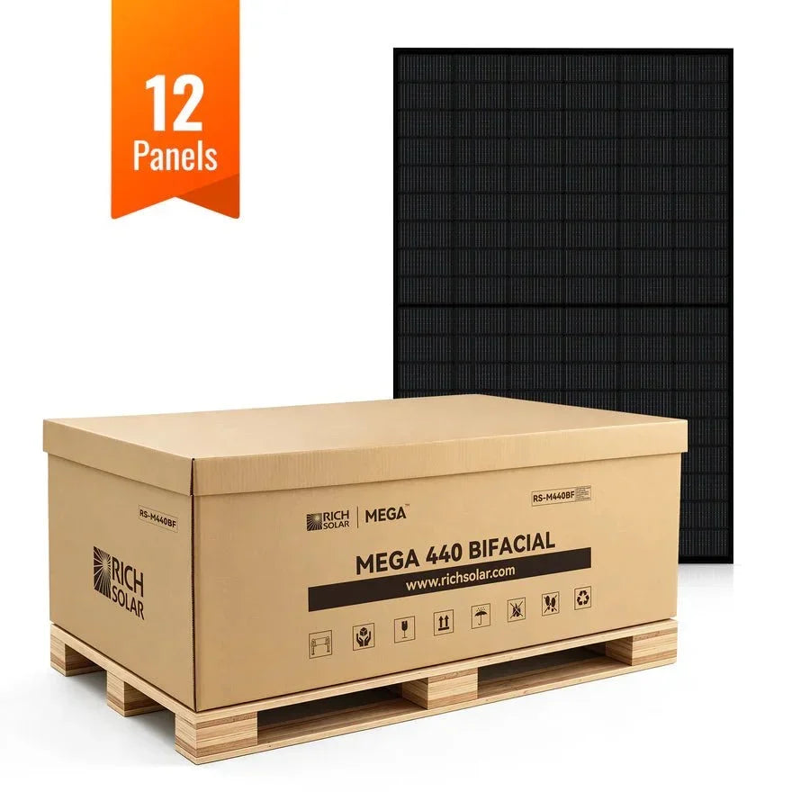 Rich Solar MEGA 440W Bifacial N-Type Solar Panel