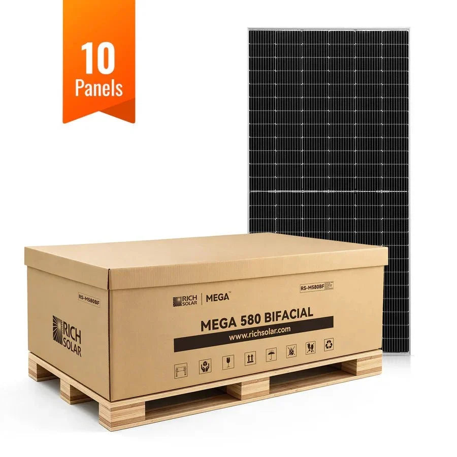 Rich Solar MEGA 580 Watt Bifacial Solar Panel