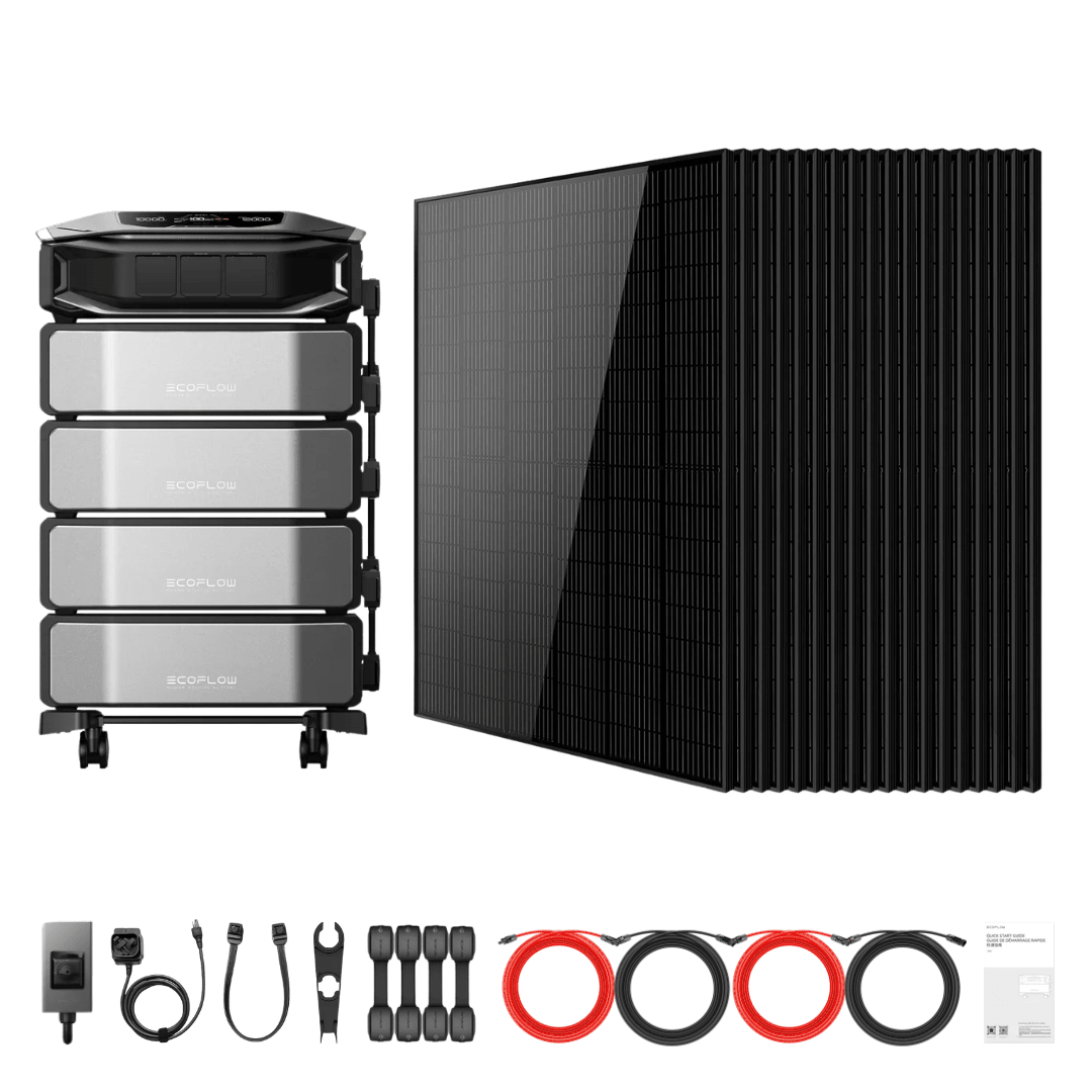 EcoFlow DELTA Pro Ultra X Inverter + Batteries + 415W Solar Panels