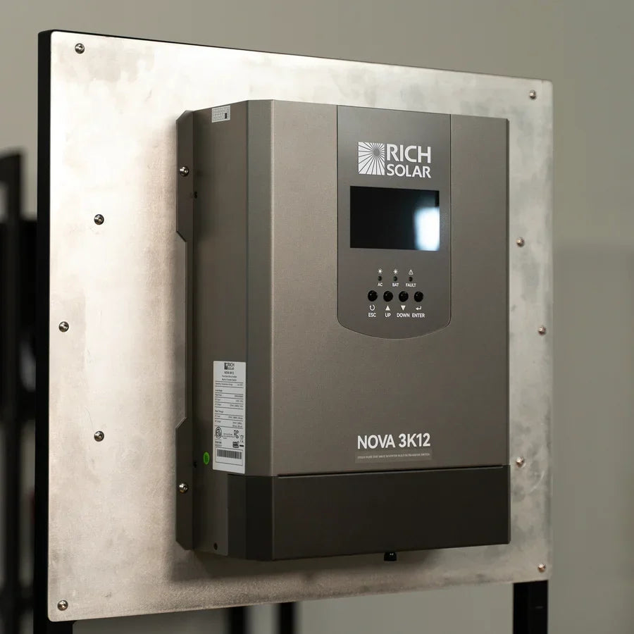 Rich Solar NOVA 3K12 3000W 12V Pure Sine Wave Inverter with Built-in Transfer Switch