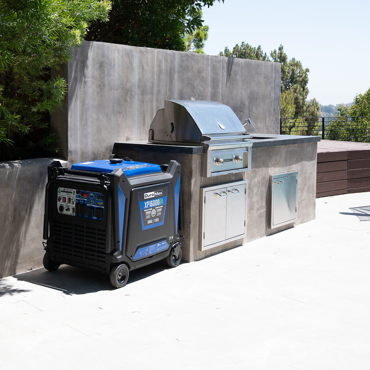 DuroMax XP16000iH 16,000 Watt Dual Fuel Portable Inverter Generator - Quiet, Low THD