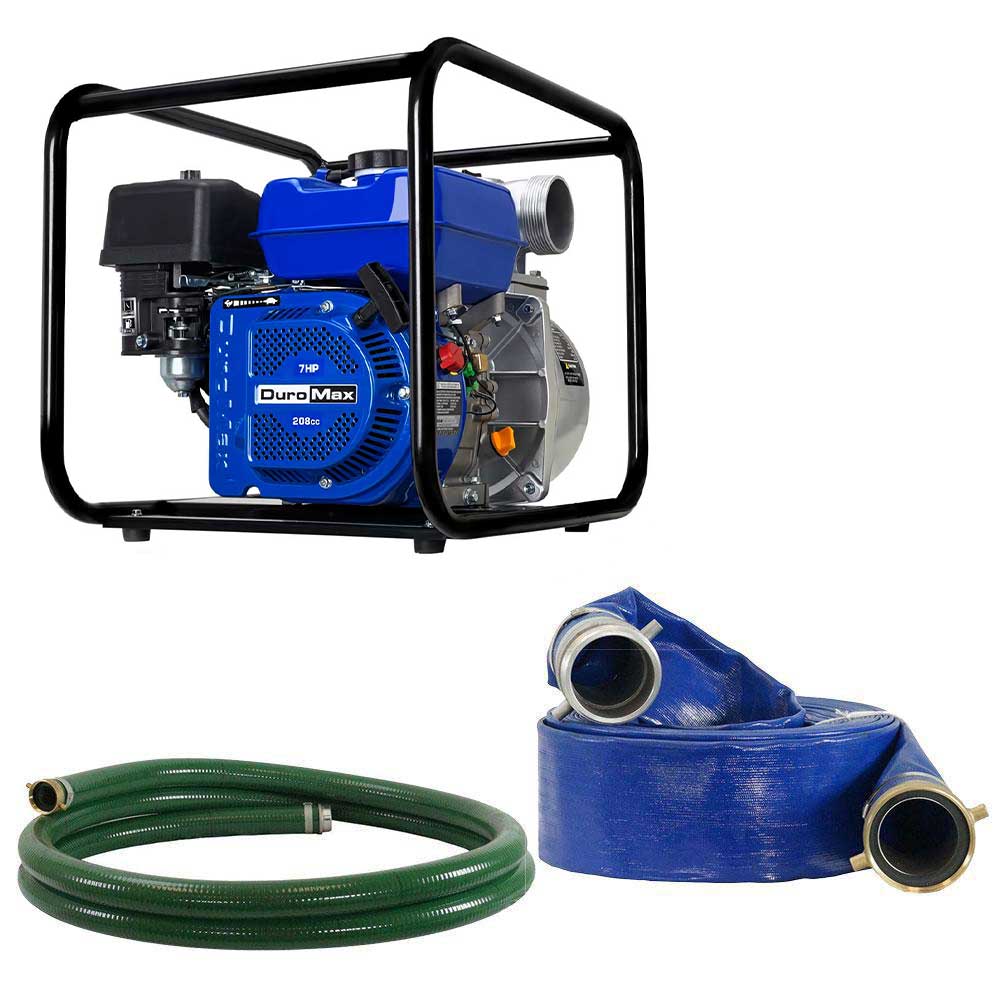 DuroMax XP650WP-SHK 208cc 220 GPM 3" Gas Engine Water Pump Kit