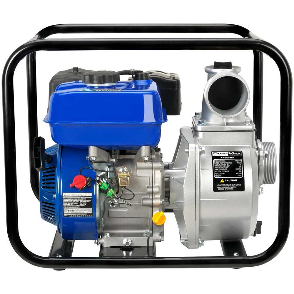 DuroMax XP650WP-SHK 208cc 220 GPM 3" Gas Engine Water Pump Kit