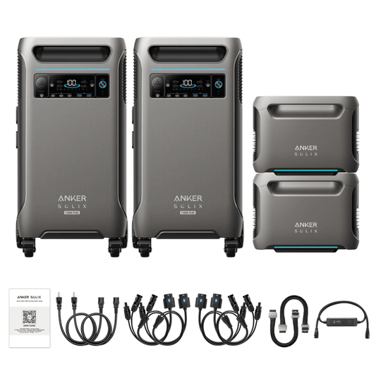 [Double Kit] Anker SOLIX F3800 Plus + Expansion Batteries
