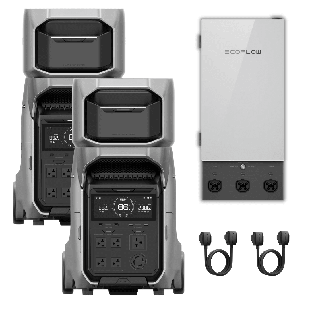 [Dual Kits] EcoFlow DELTA Pro 3 Portable Power Station + Smart Home Panel 2