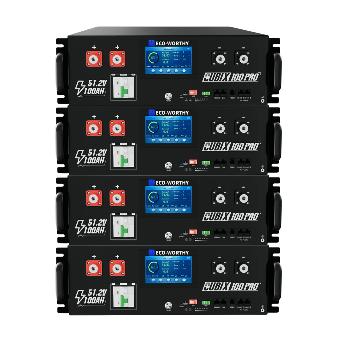 ECO-WORTHY Cubix 100 Pro 51.2V 100AH Server Rack Battery