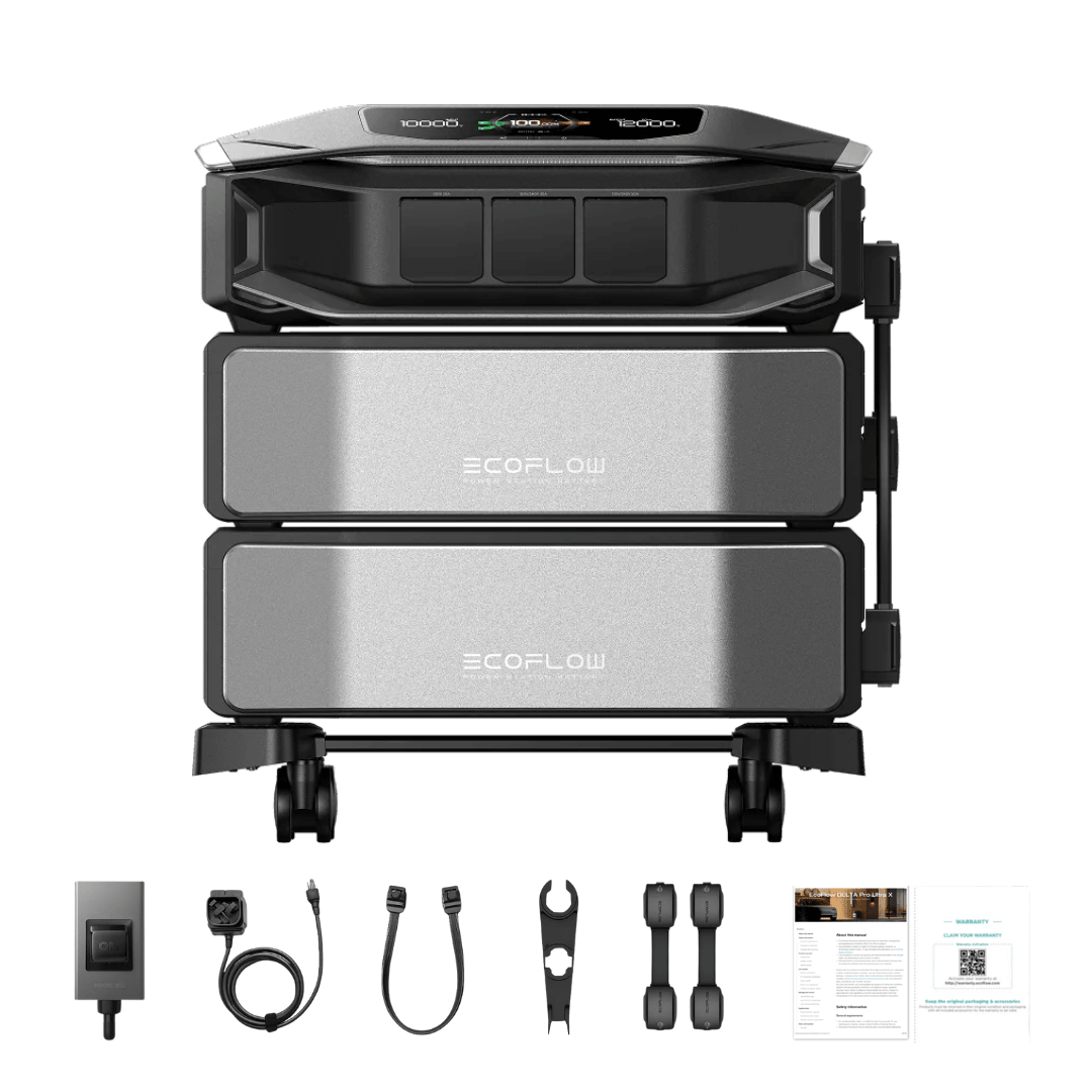 EcoFlow DELTA Pro Ultra X Inverter + Batteries