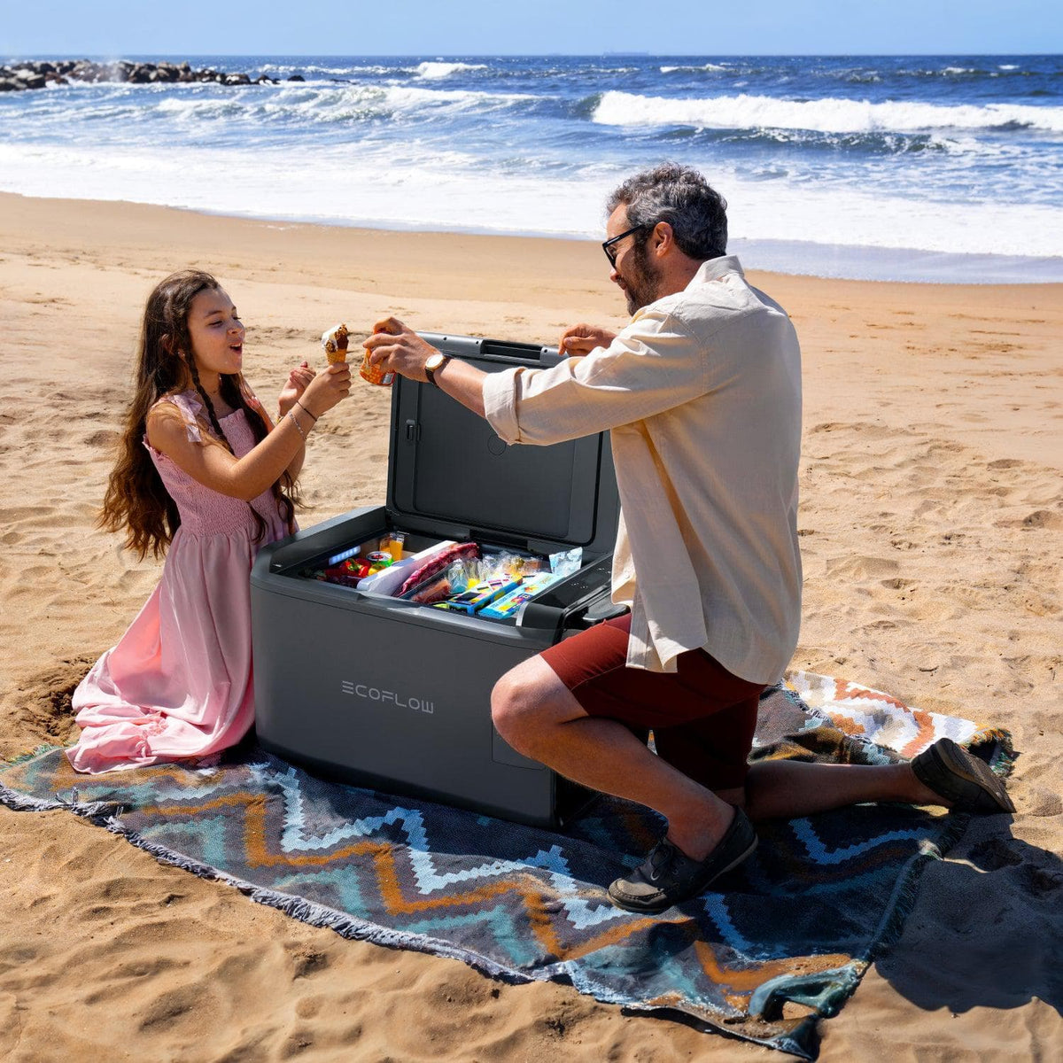 EcoFlow GLACIER 45L Classic Portable Fridge Freezer With Plug-in Battery