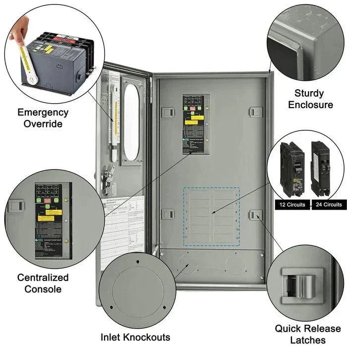 Natures Generator 50A Automatic Generator Transfer Switch