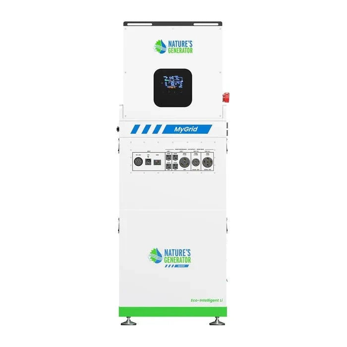 Natures Generator MyGrid 10K Whole Home Generator With Solar Battery