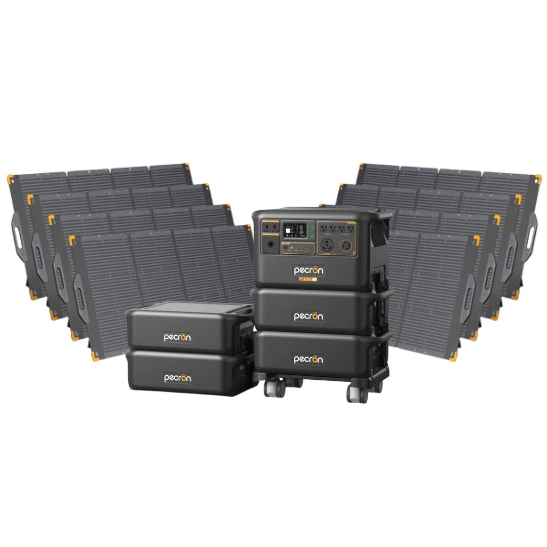 Pecron F5000LFP 7200W 5120Wh 120V/240V Portable Power Station
