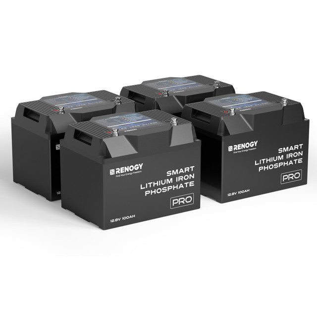 Renogy 12V 100Ah Pro Smart Self-Heating Lithium Iron Phosphate Battery With Bluetooth
