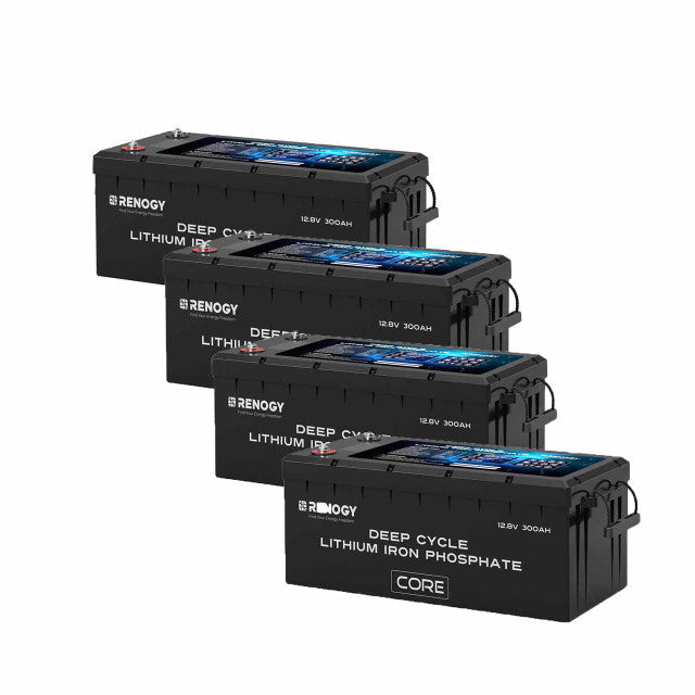 Renogy 12V 300Ah Core Series Deep Cycle Self-Heating Lithium Iron Phosphate Battery