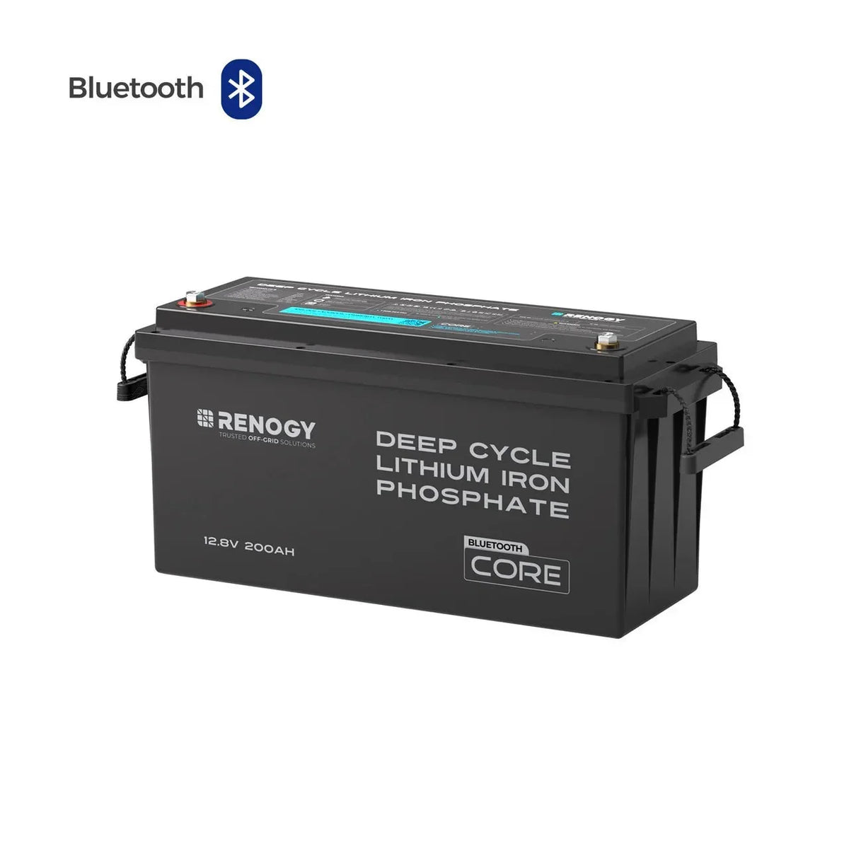 Renogy Core 12V 200Ah Deep Cycle Lithium Iron Phosphate Battery with Bluetooth