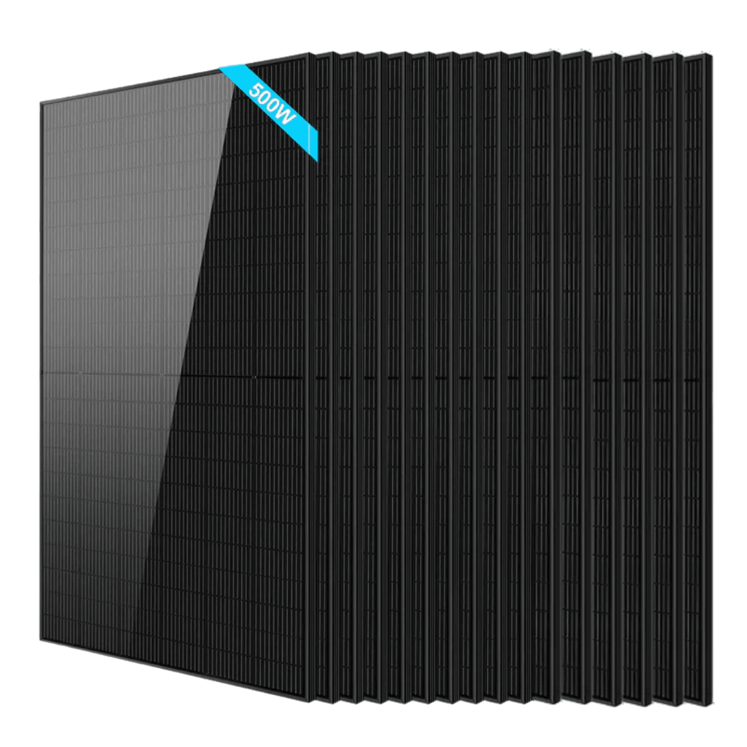 SunGoldPower 500W Monocrystalline Black PERC Solar Panel