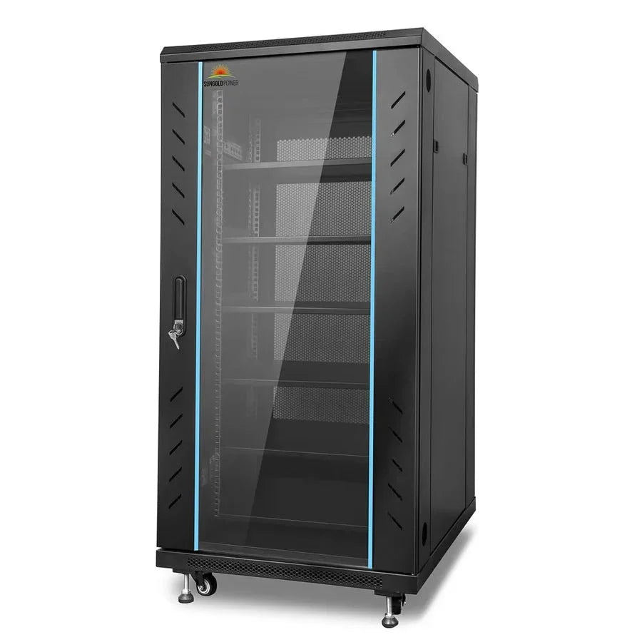 SunGoldPower Enclosed Battery Cabinet 6 Slot with Bus Bar for SG48100P/ SGH48100T