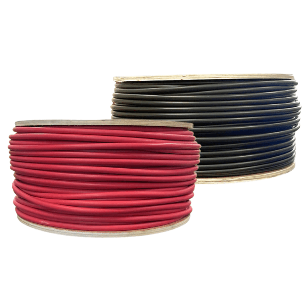 WindyNation 500 Foot Spool 12 Gauge 12 AWG Red Pure Copper Solar Panel Extension Cable Wire